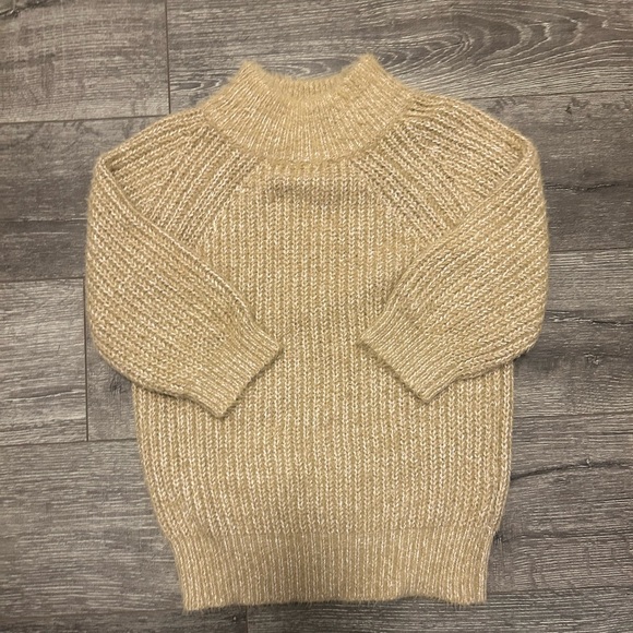 Anthropologie x Sunday in Brooklyn | Chunky Ribbed Mockneck Sweater | Size XS - Picture 2 of 7